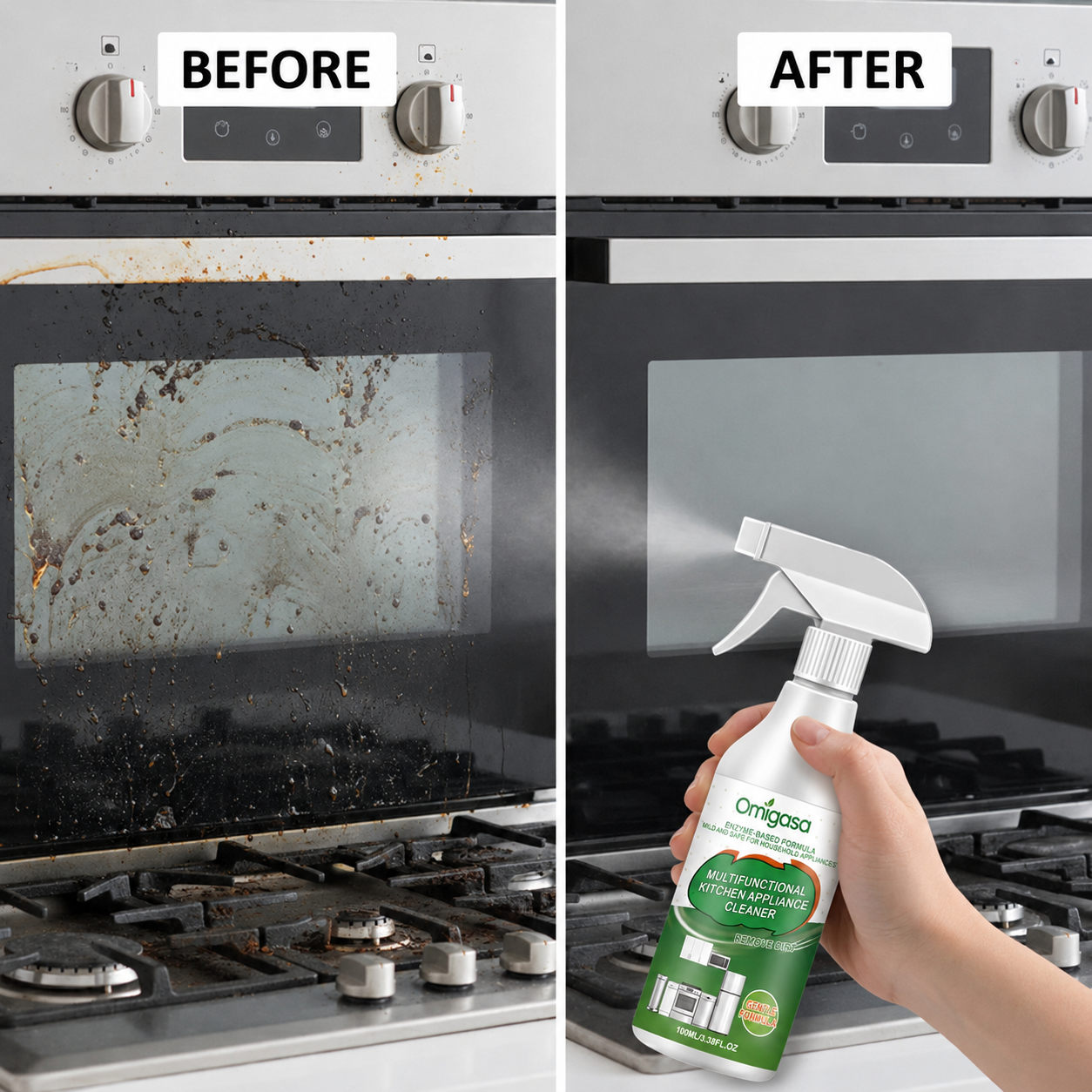 ✨ Powerful Enzyme Cleaner for Every Greasy Spot