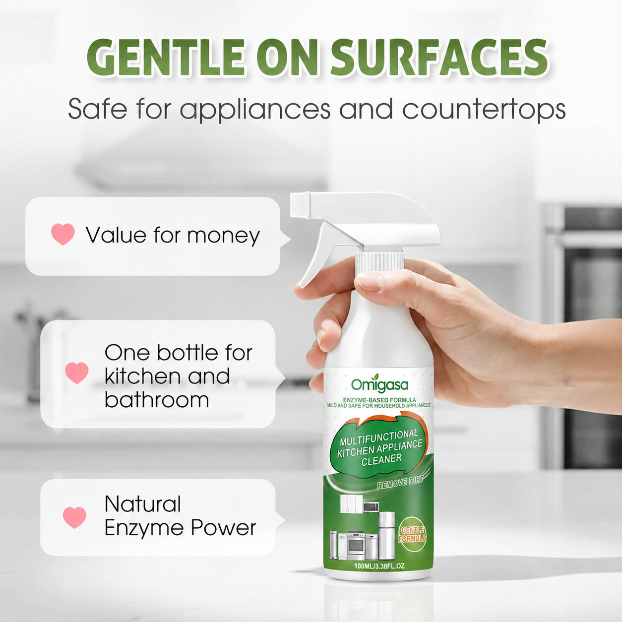 ✨ Powerful Enzyme Cleaner for Every Greasy Spot